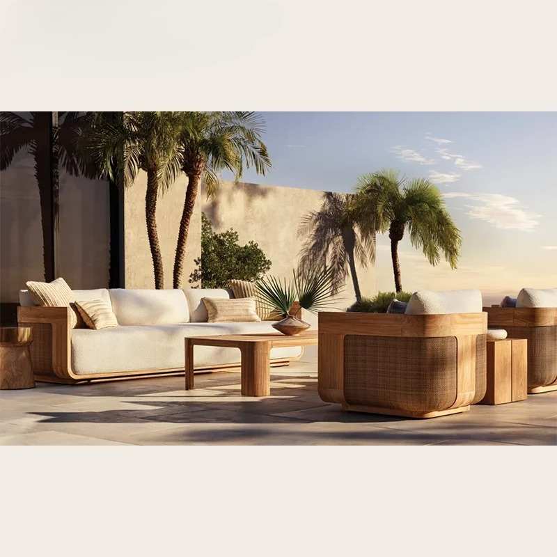 Outdoor Furniture Teak - Уличный диван из тикового дерева, садовая