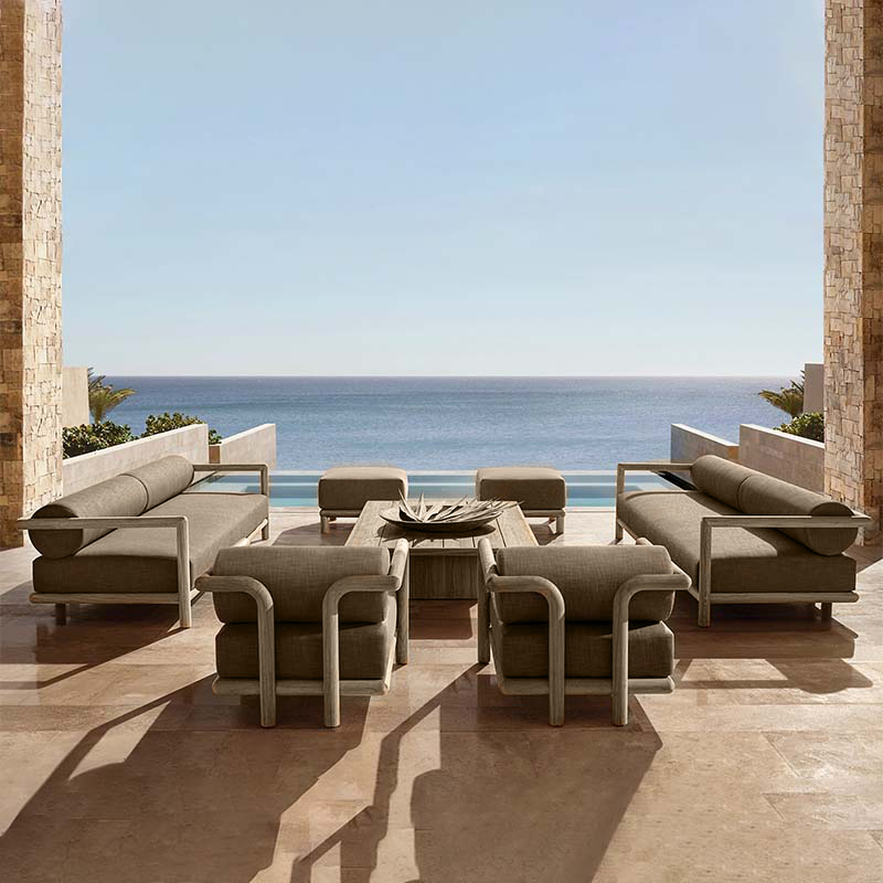Outdoor Furniture Teak - Комплект садовой мебели: диван для улицы,