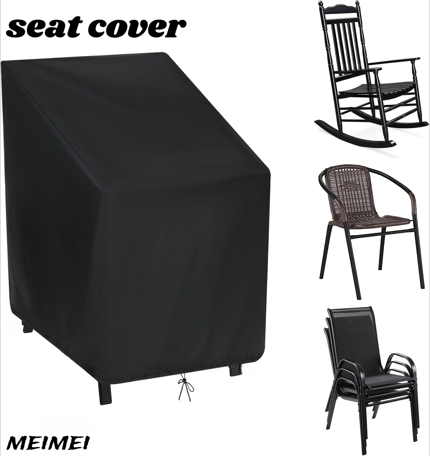 Outdoor Furniture With Covers - Многослойный пылезащитный чехол для стула, сумка