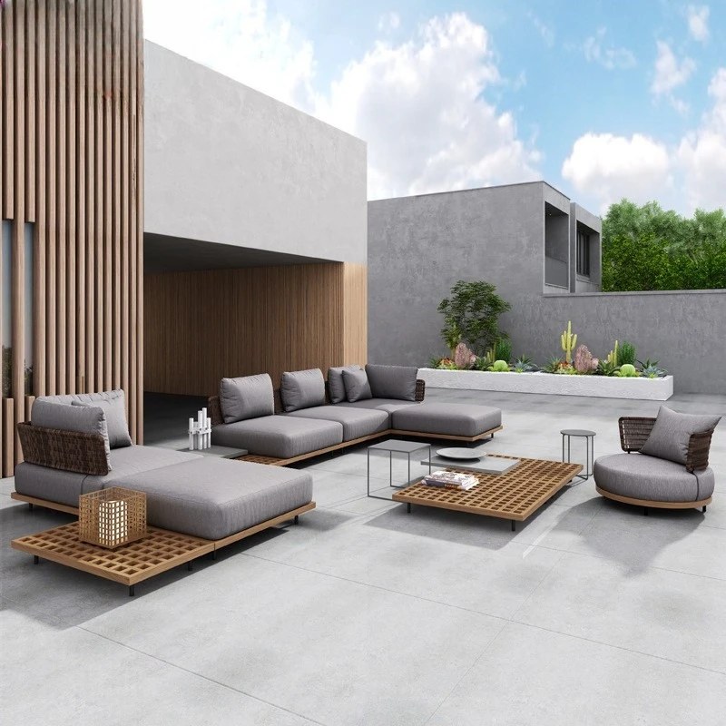 Уличный диван для двора виллы, – обзор и цена Outdoor Furniture Teak