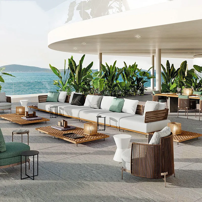 Уличный диван для двора виллы, – обзор и цена Outdoor Furniture Teak