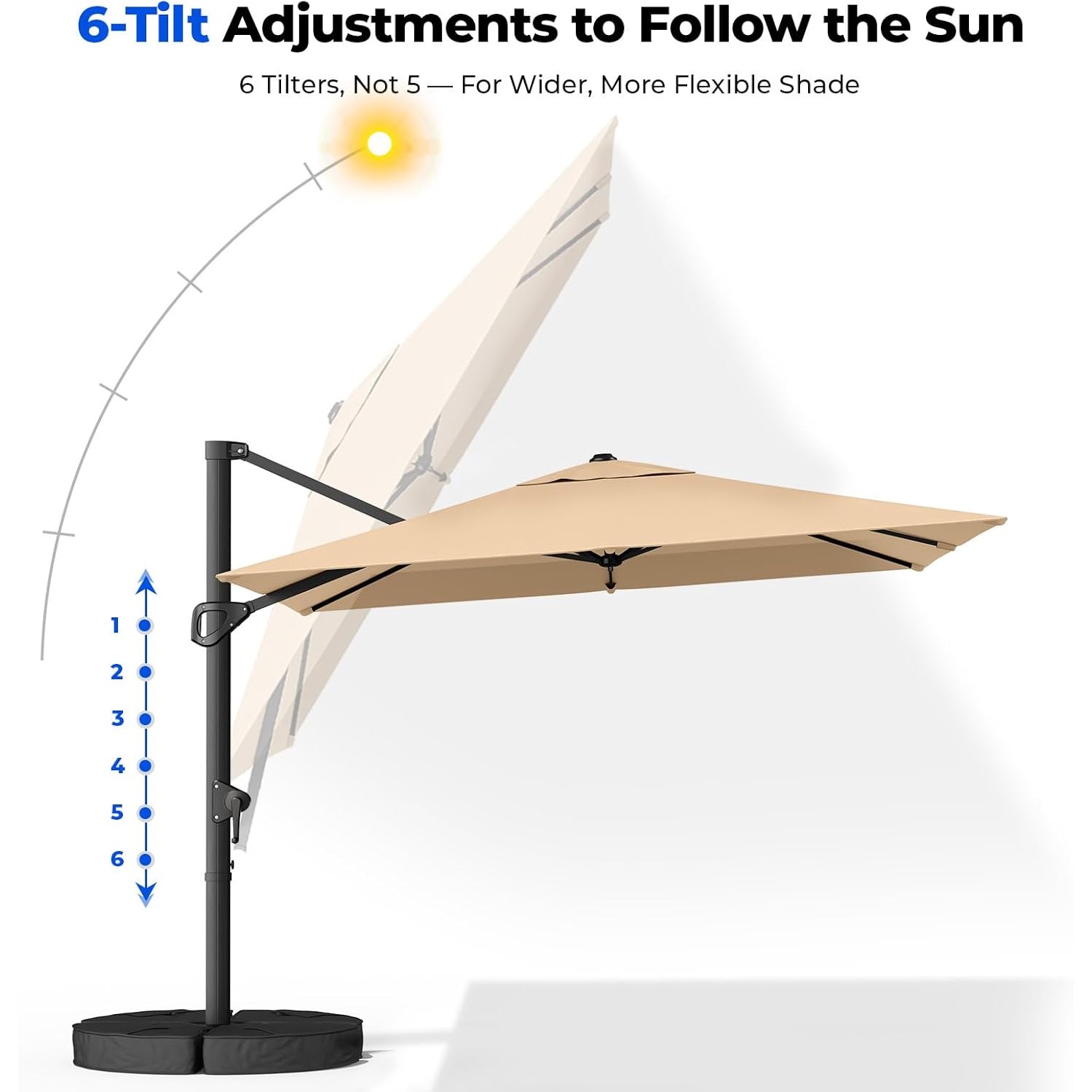 Зонт-кантриолер для патио 3х3  – обзор и цена Outdoor Furniture With Umbrella