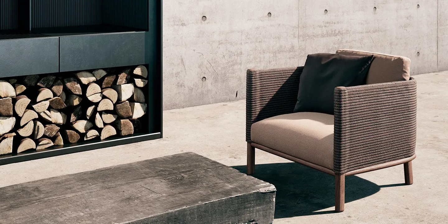 Одноместный диван из тикового  – обзор и цена Outdoor Furniture Teak