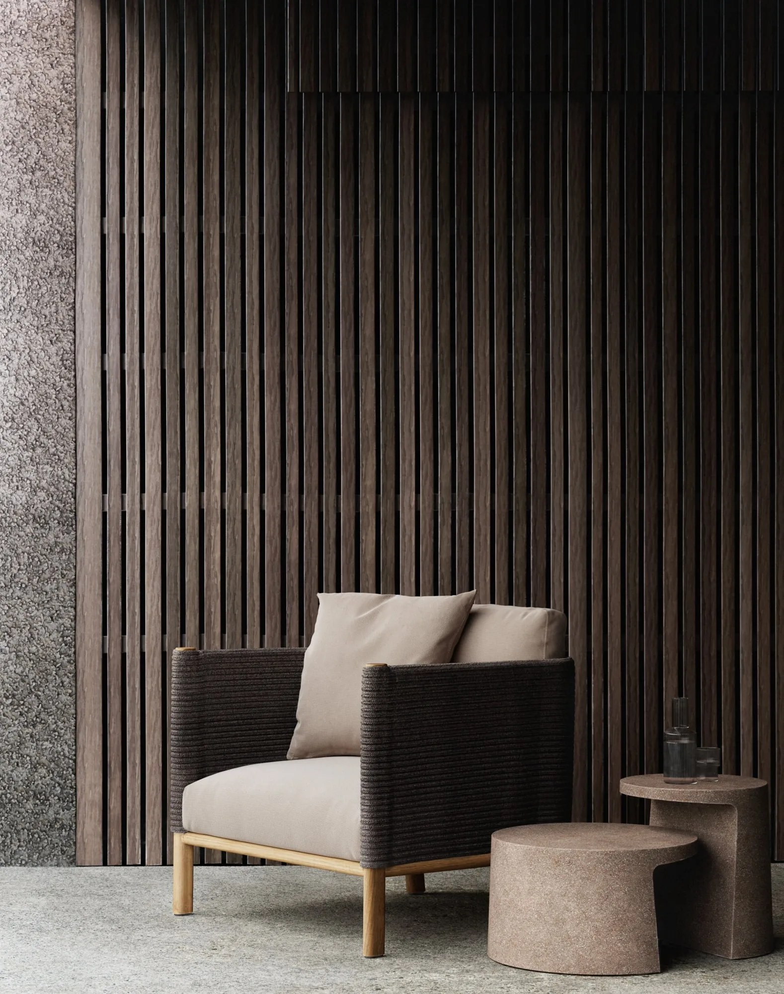 Одноместный диван из тикового  – обзор и цена Outdoor Furniture Teak