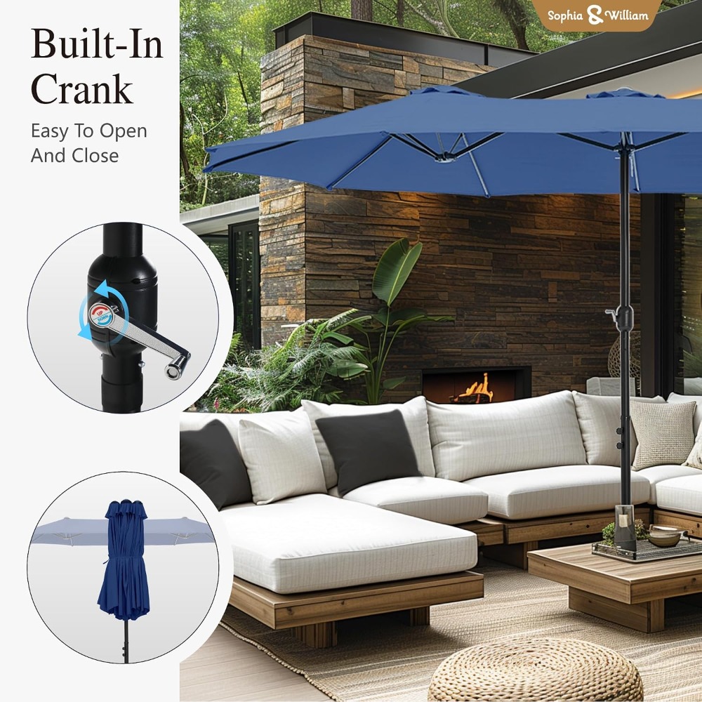 Зонт для патио прямоугольный,  – обзор и цена Outdoor Furniture With Umbrella