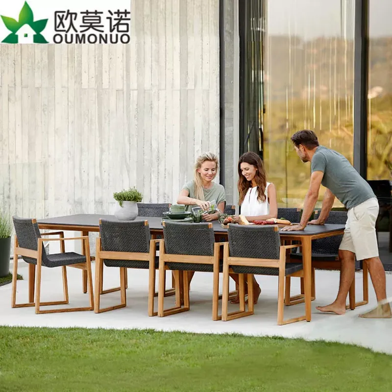 Уличный обеденный гарнитур из  – обзор и цена Outdoor Furniture Teak