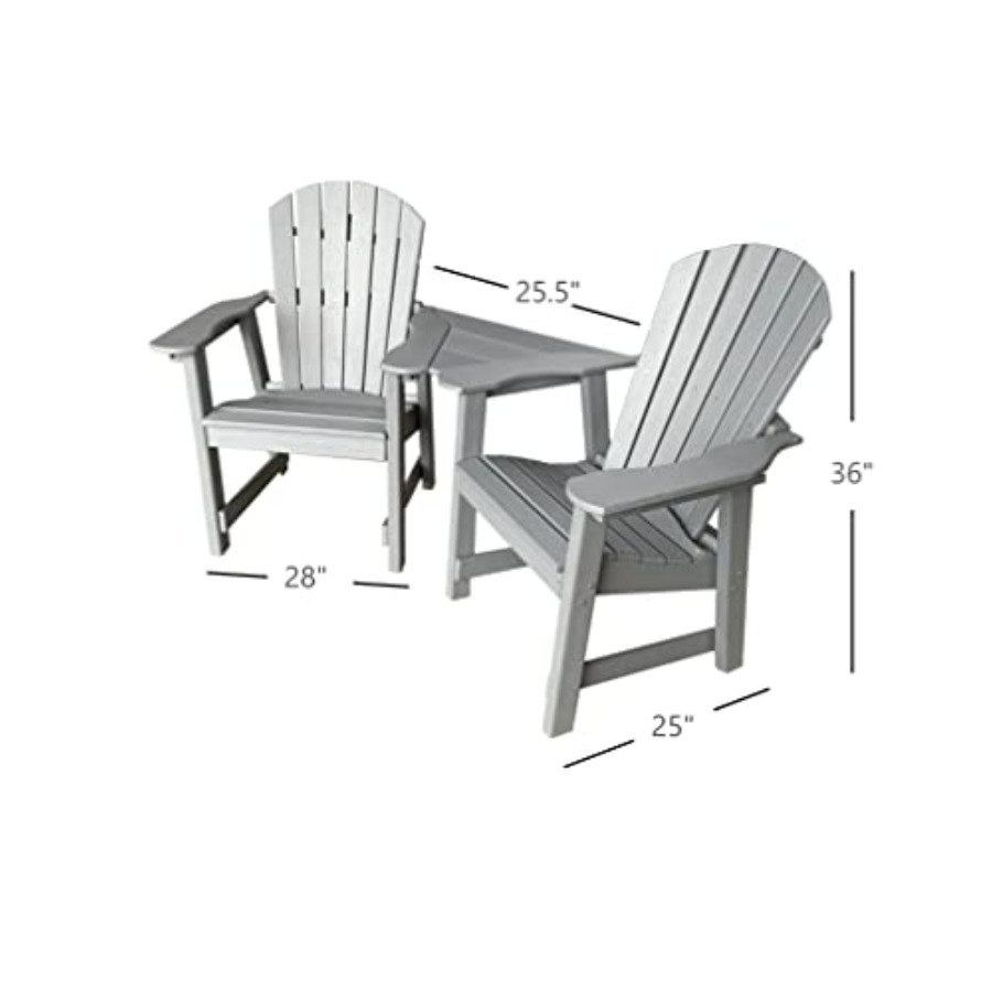 Комплект из 2 стульев и обеден – обзор и цена Outdoor Furniture Recycled Plastic